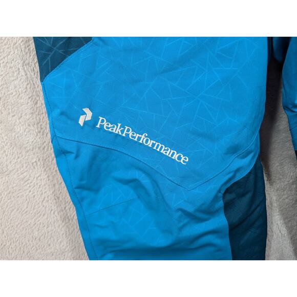 Peak Performance Snow Pants Ski Snowboard Size Junior Size 150 Blue Pink - Picture 7 of 9